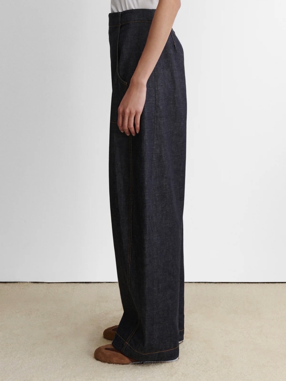Rachel Comey Raw Denim Tany Pants - Picture 3 of 14